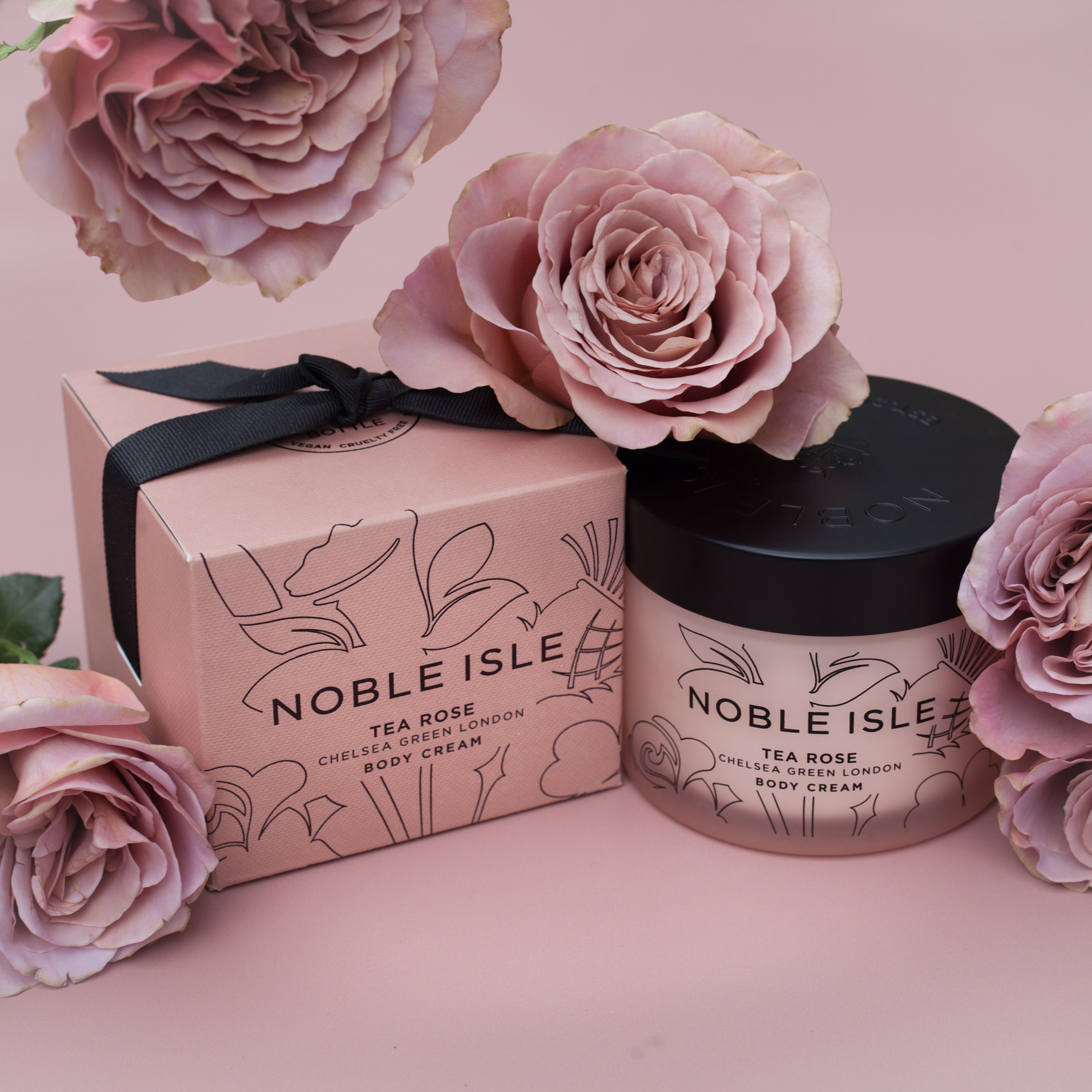 NOBLE ISLE : Body Lotion, Cream & Oil Tea Rose