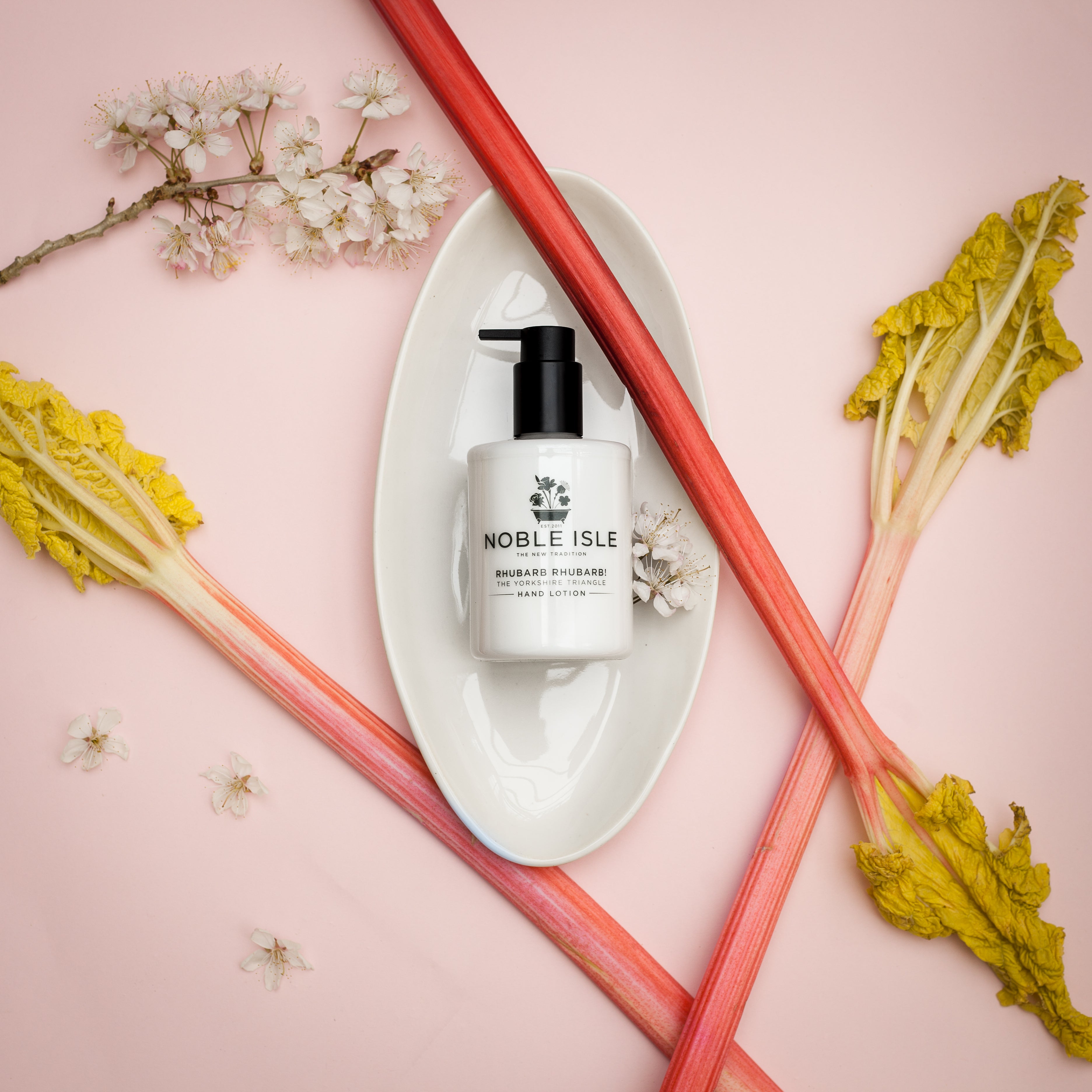 NOBLE ISLE : Hand Lotion Rhubarb Rhubarb!